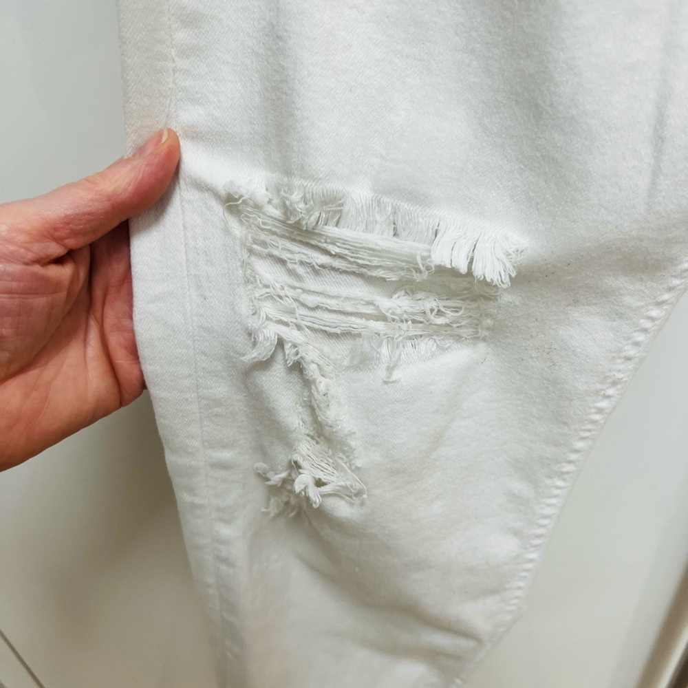 NWT rag & bone Jeans White Prospctr Dre Capri Distressed Size 26, 28, 29 or 30 - Picture 15 of 16